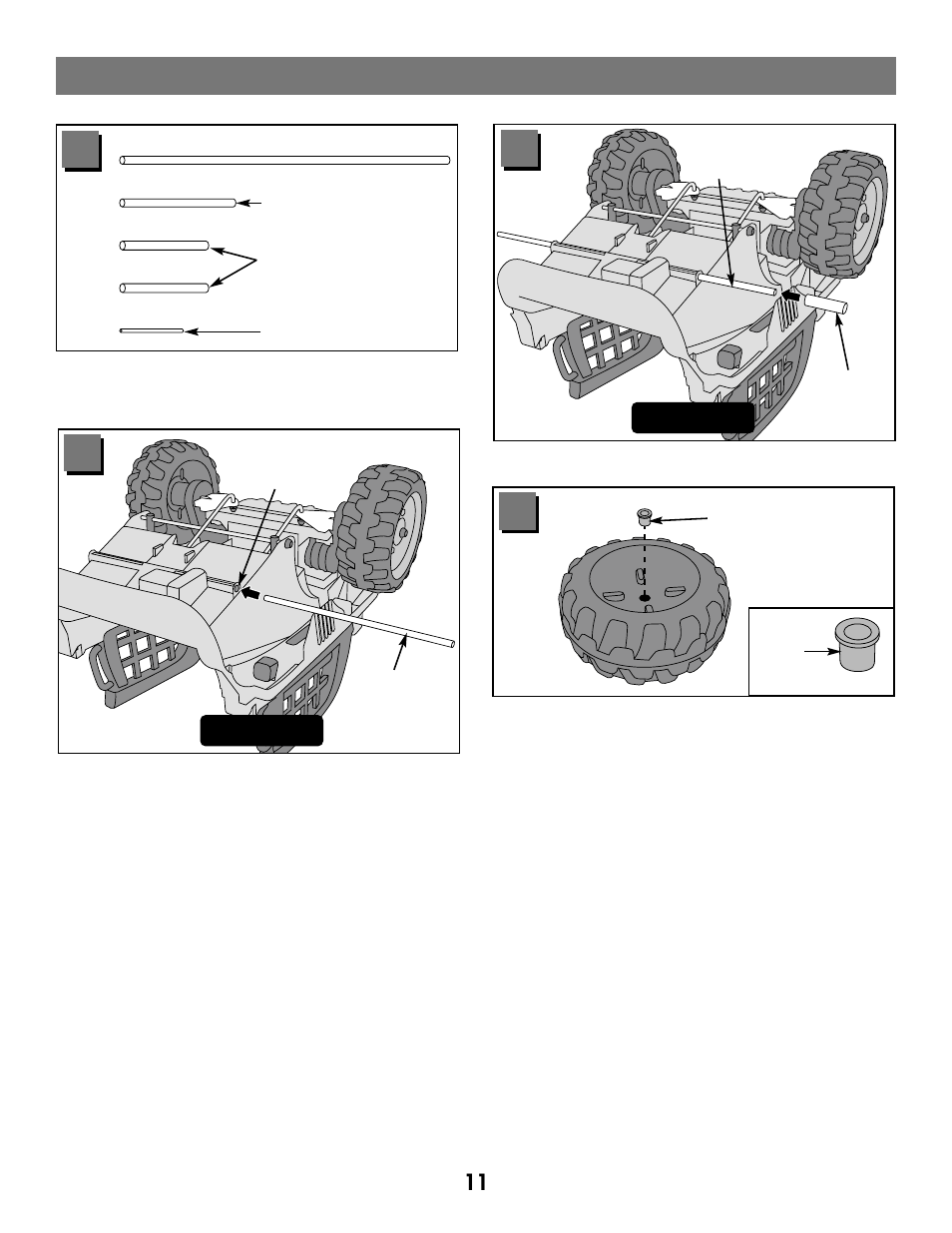 Assembly | Fisher-Price CATERPILLAR 73260 User Manual | Page 11 / 28