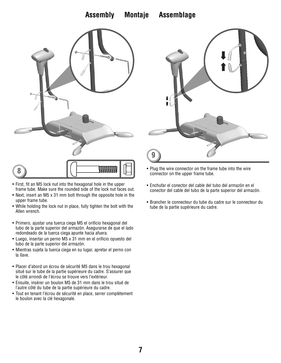 7assembly montaje assemblage | Fisher-Price R6069 User Manual | Page 7 / 24