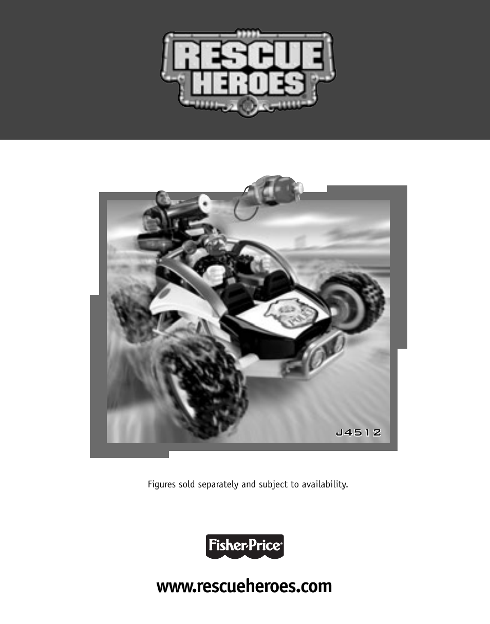 Fisher-Price RESCUE HEROES J4512 User Manual | 8 pages
