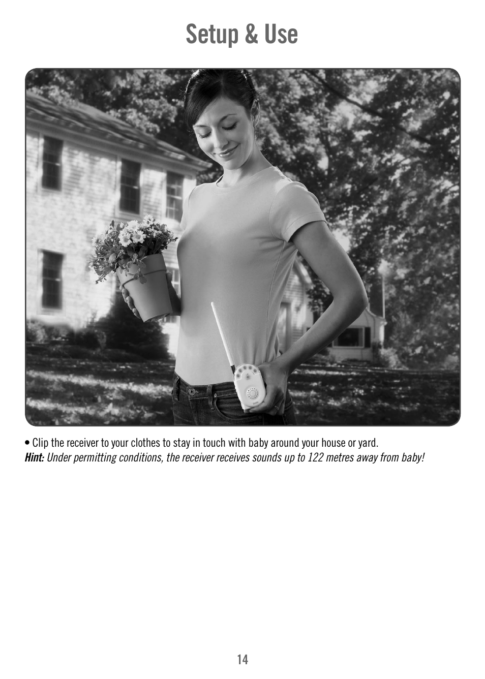Setup & use | Fisher-Price T3640 User Manual | Page 14 / 16