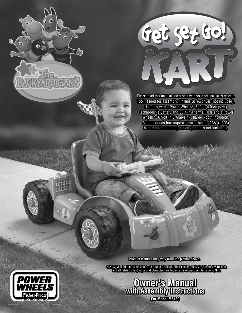 Fisher-Price KART M5130 User Manual | 24 pages