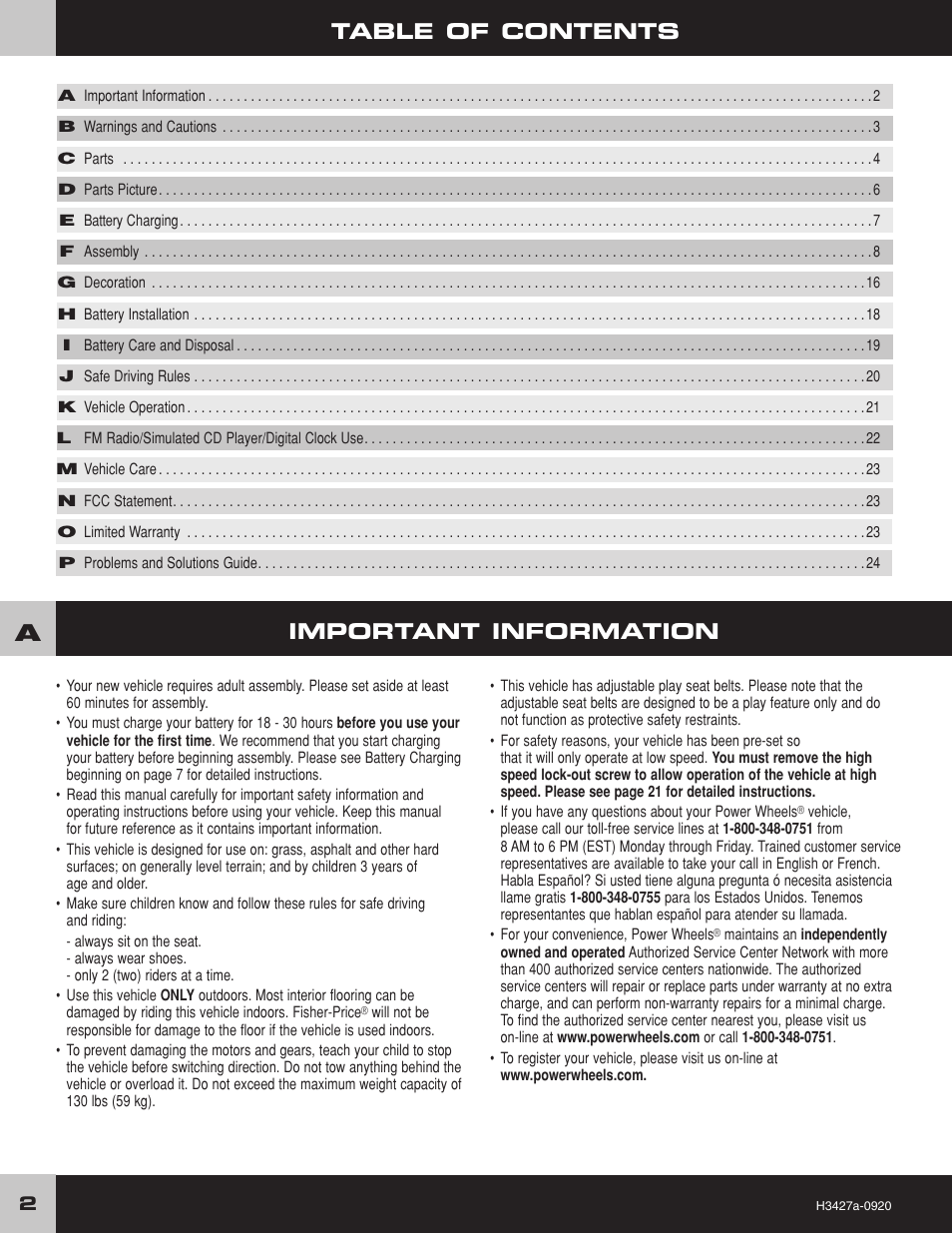 Fisher-Price BARBIE JAMMIN' JEEP H3427 User Manual | Page 2 / 28