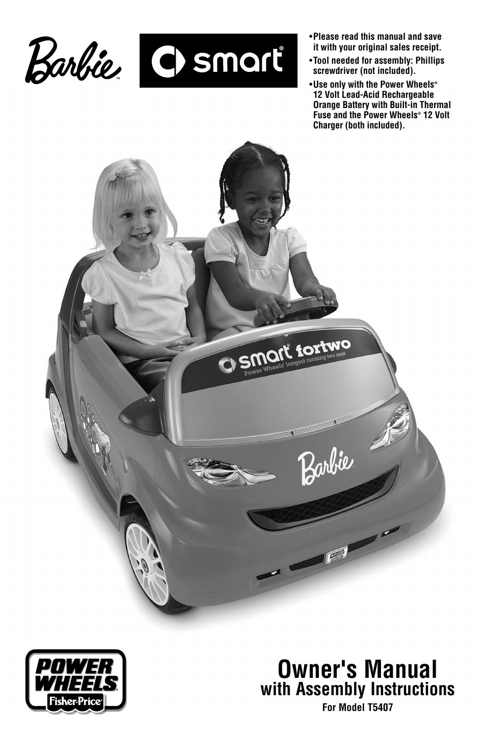 Fisher-Price SMART T5407 User Manual | 20 pages