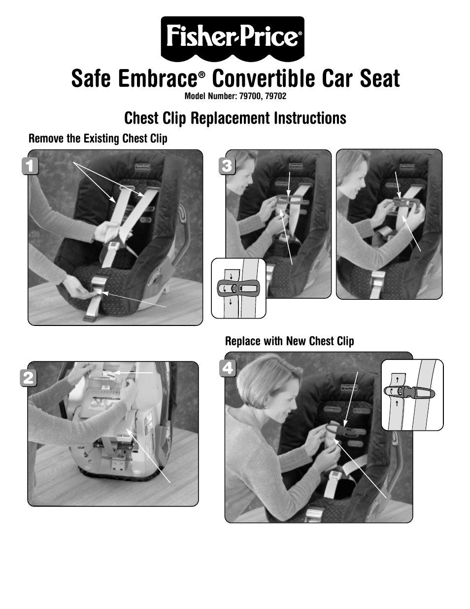 Fisher-Price SAFE EMBRACE 79700 User Manual | 2 pages