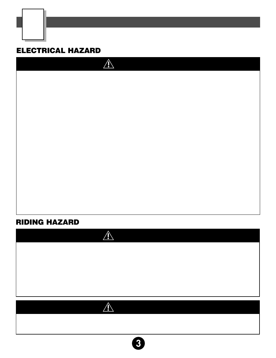 Caution, Warning, Warnings and cautions | Fisher-Price 75320 User Manual | Page 3 / 28