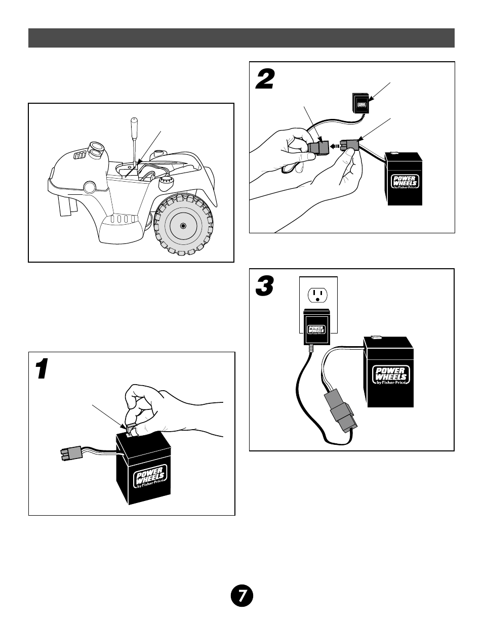 Battery charging | Fisher-Price 75320 User Manual | Page 7 / 28