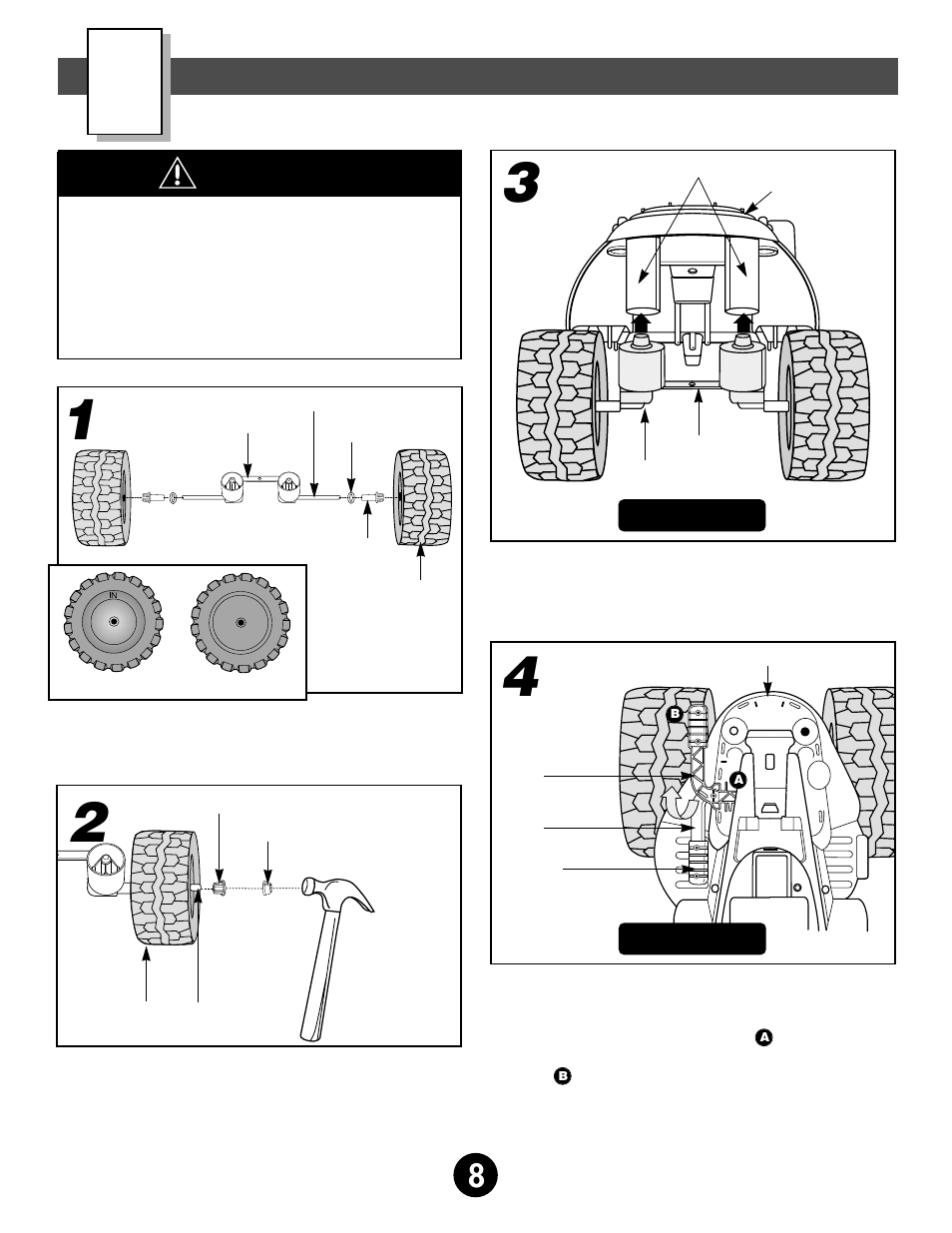 Warning, Assembly | Fisher-Price 75320 User Manual | Page 8 / 28