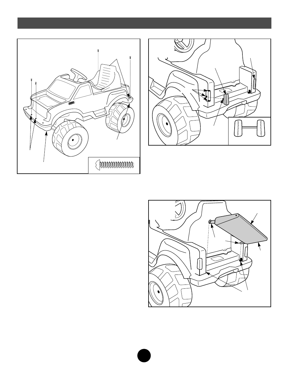 Assembly | Fisher-Price FORD 74210 User Manual | Page 12 / 28