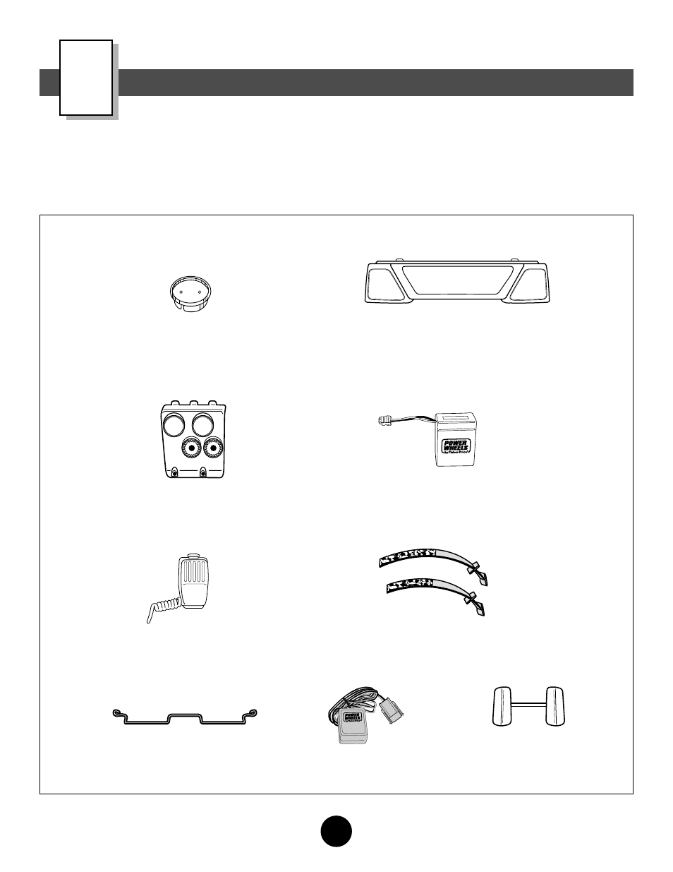 Parts | Fisher-Price FORD 74210 User Manual | Page 4 / 28