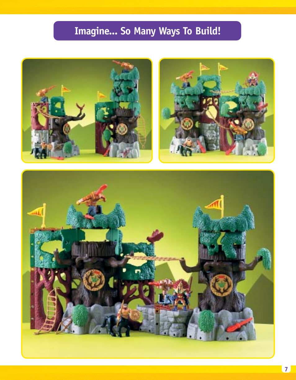 Imagine... so many ways to build | Fisher-Price 78590 User Manual | Page 7 / 8