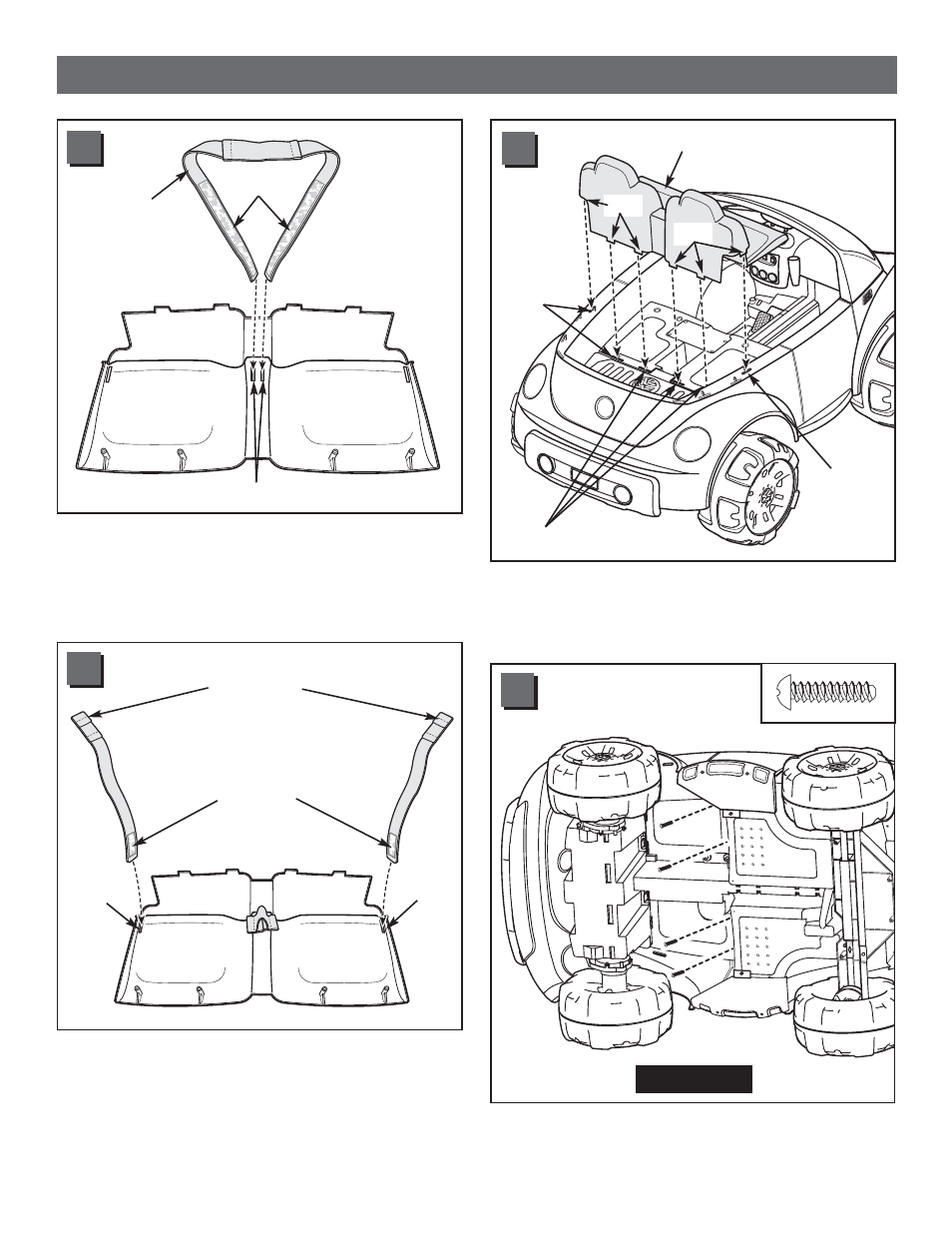 Assembly | Fisher-Price B3162 User Manual | Page 14 / 28