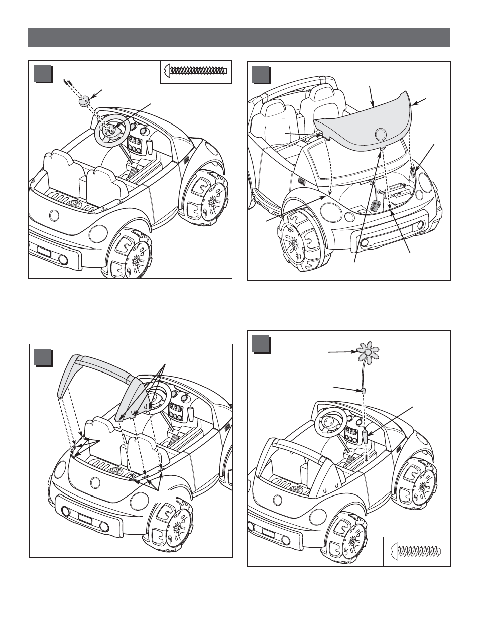 Assembly | Fisher-Price B3162 User Manual | Page 17 / 28