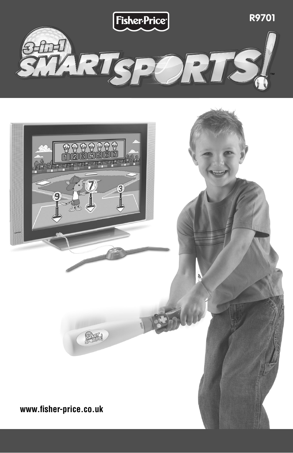 Fisher-Price 3-IN-1 SMART SPORTS! R9701 User Manual | 16 pages