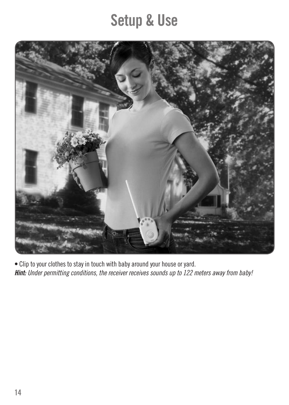 Setup & use | Fisher-Price N3216 User Manual | Page 14 / 16