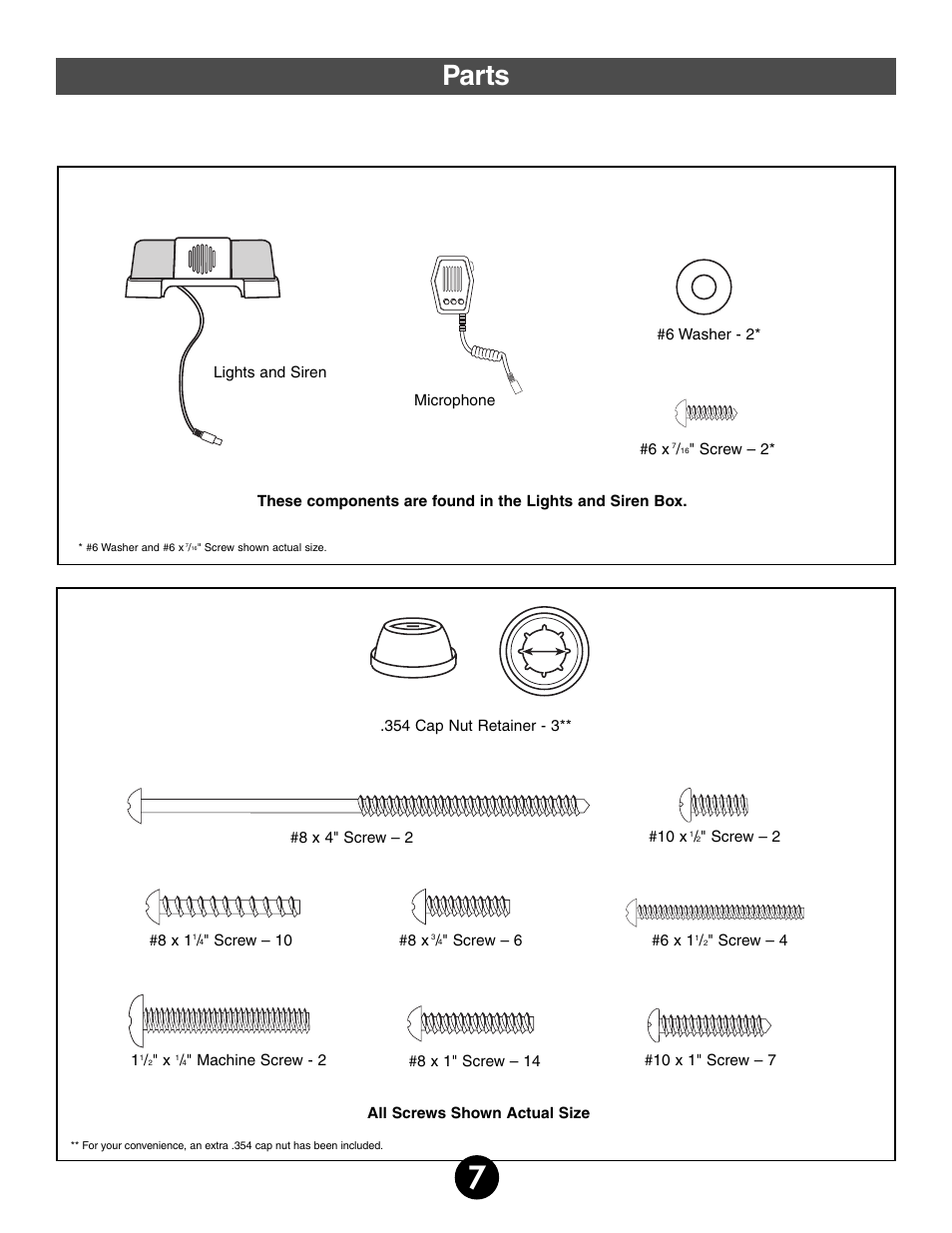 Parts | Fisher-Price BARBIE 78478 User Manual | Page 7 / 38