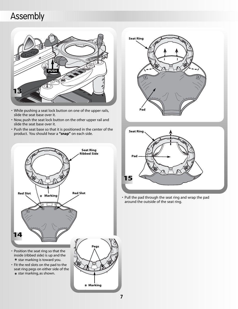 Assembly | Fisher-Price 79029 User Manual | Page 7 / 12