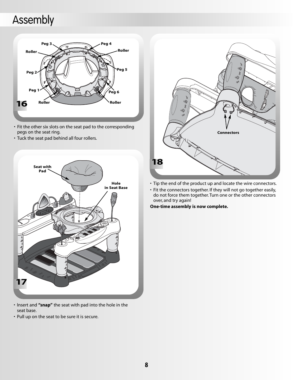 Assembly | Fisher-Price 79029 User Manual | Page 8 / 12
