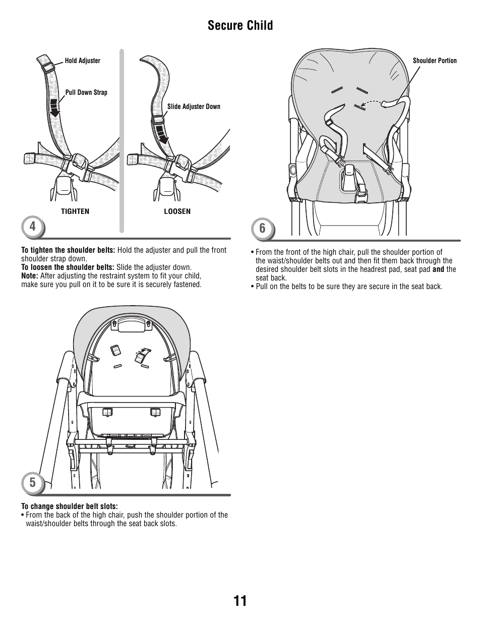 Secure child 5 | Fisher-Price P5755 User Manual | Page 11 / 16