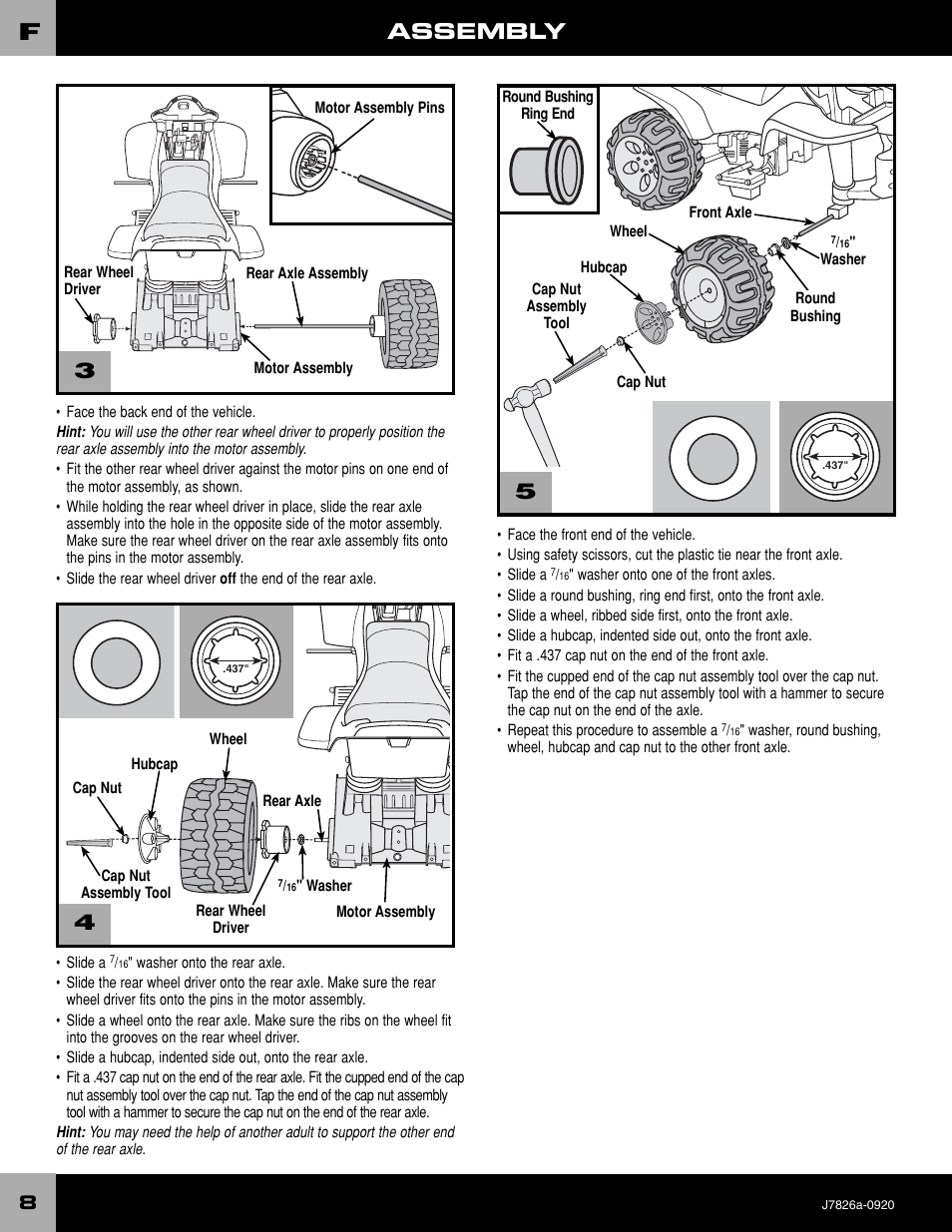 Assembly | Fisher-Price BARBIE J7826 User Manual | Page 8 / 20