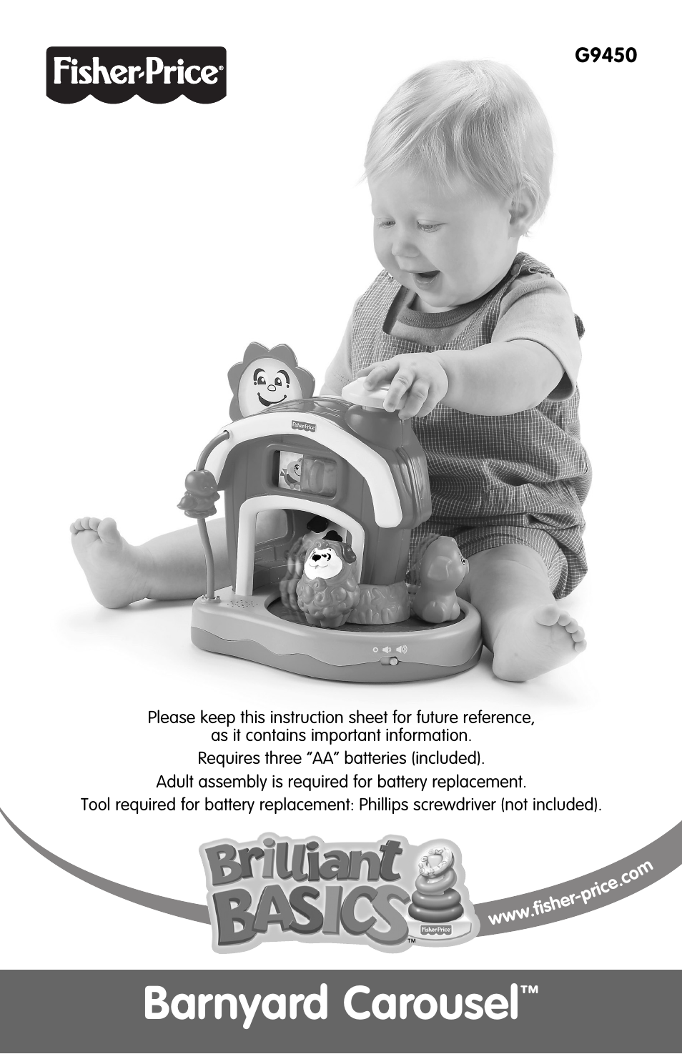 Fisher-Price G9450 User Manual | 4 pages