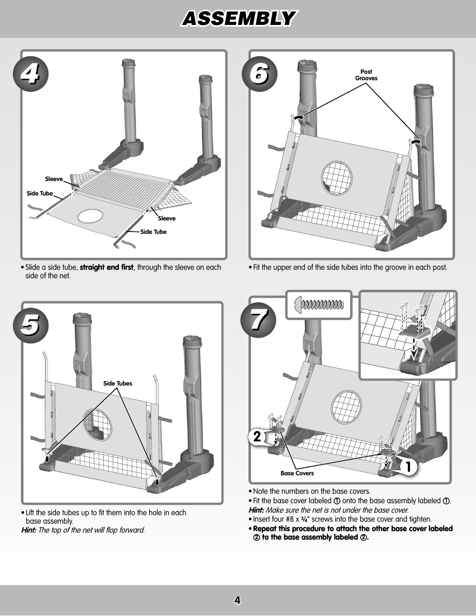 Assembly | Fisher-Price M5726 User Manual | Page 4 / 12