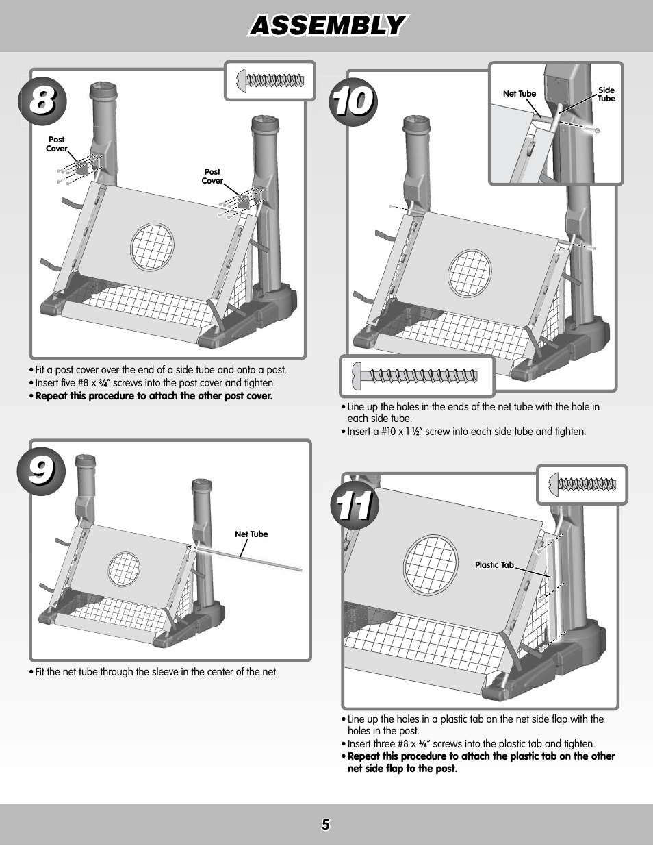 Assembly | Fisher-Price M5726 User Manual | Page 5 / 12