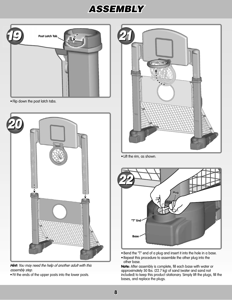 Assembly | Fisher-Price M5726 User Manual | Page 8 / 12