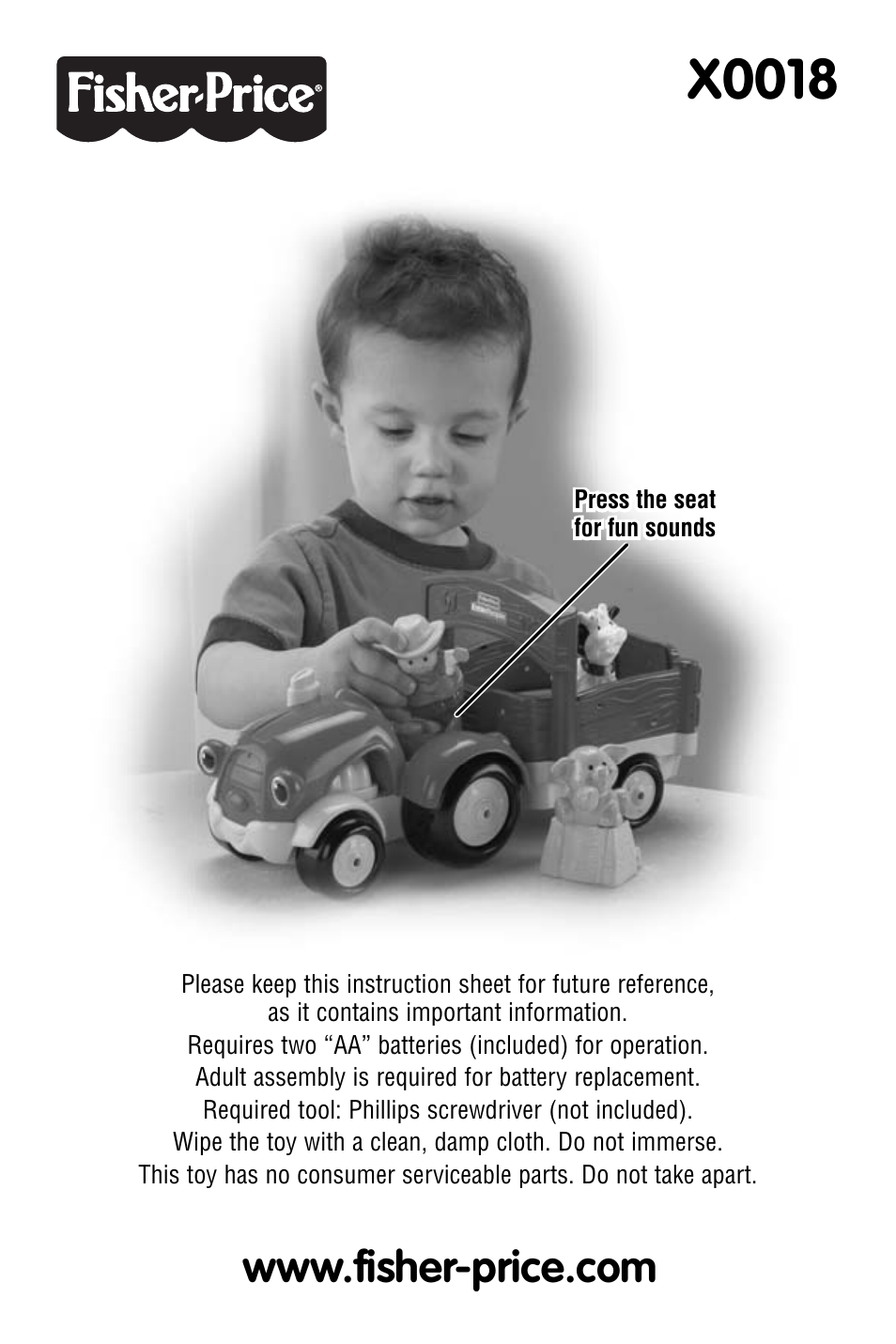 Fisher-Price x0018 User Manual | 4 pages