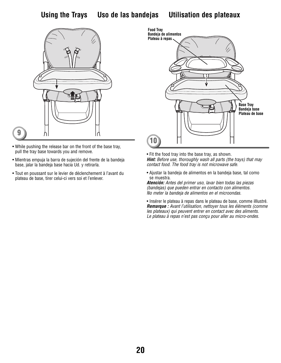 Fisher-Price Secure Child System V8606 User Manual | Page 20 / 24