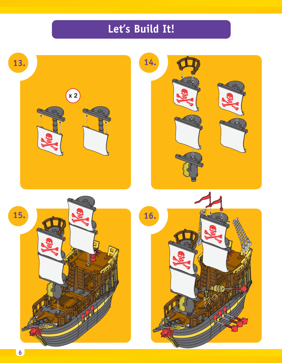 Let’s build it | Fisher-Price IMAGINEXT B1472 User Manual | Page 6 / 8