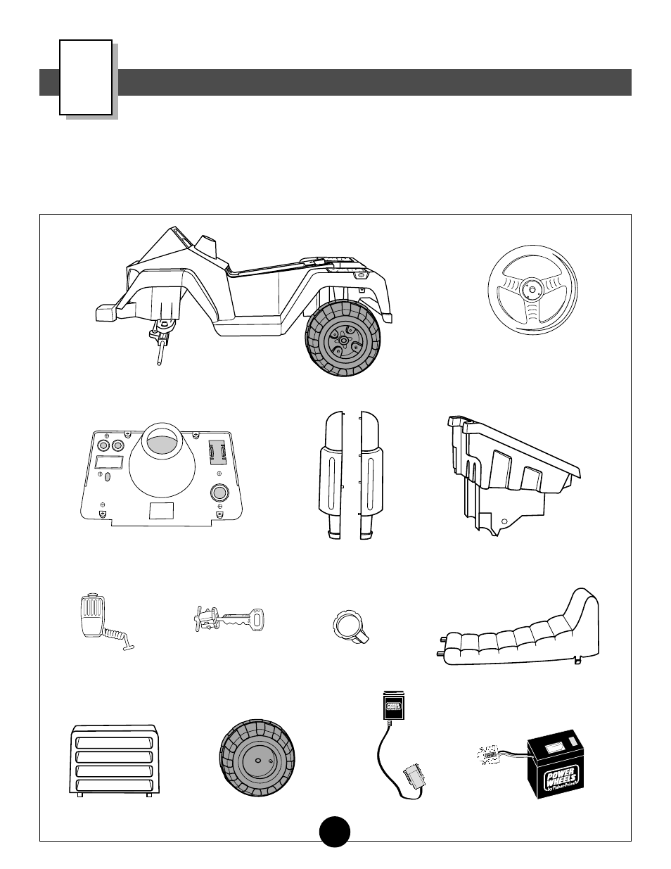 Parts | Fisher-Price CATERPILLAR 78656 User Manual | Page 4 / 32