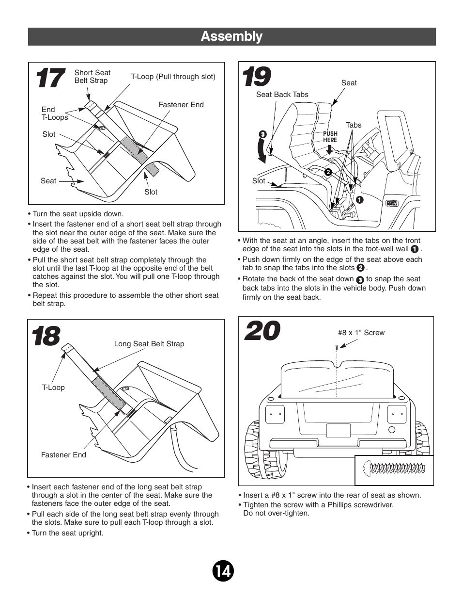Assembly | Fisher-Price 78537 User Manual | Page 14 / 31