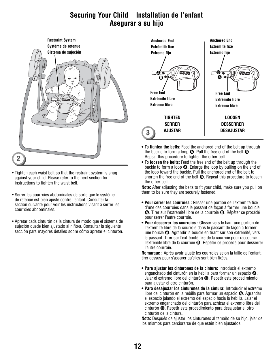 Fisher-Price N9327 User Manual | Page 12 / 16