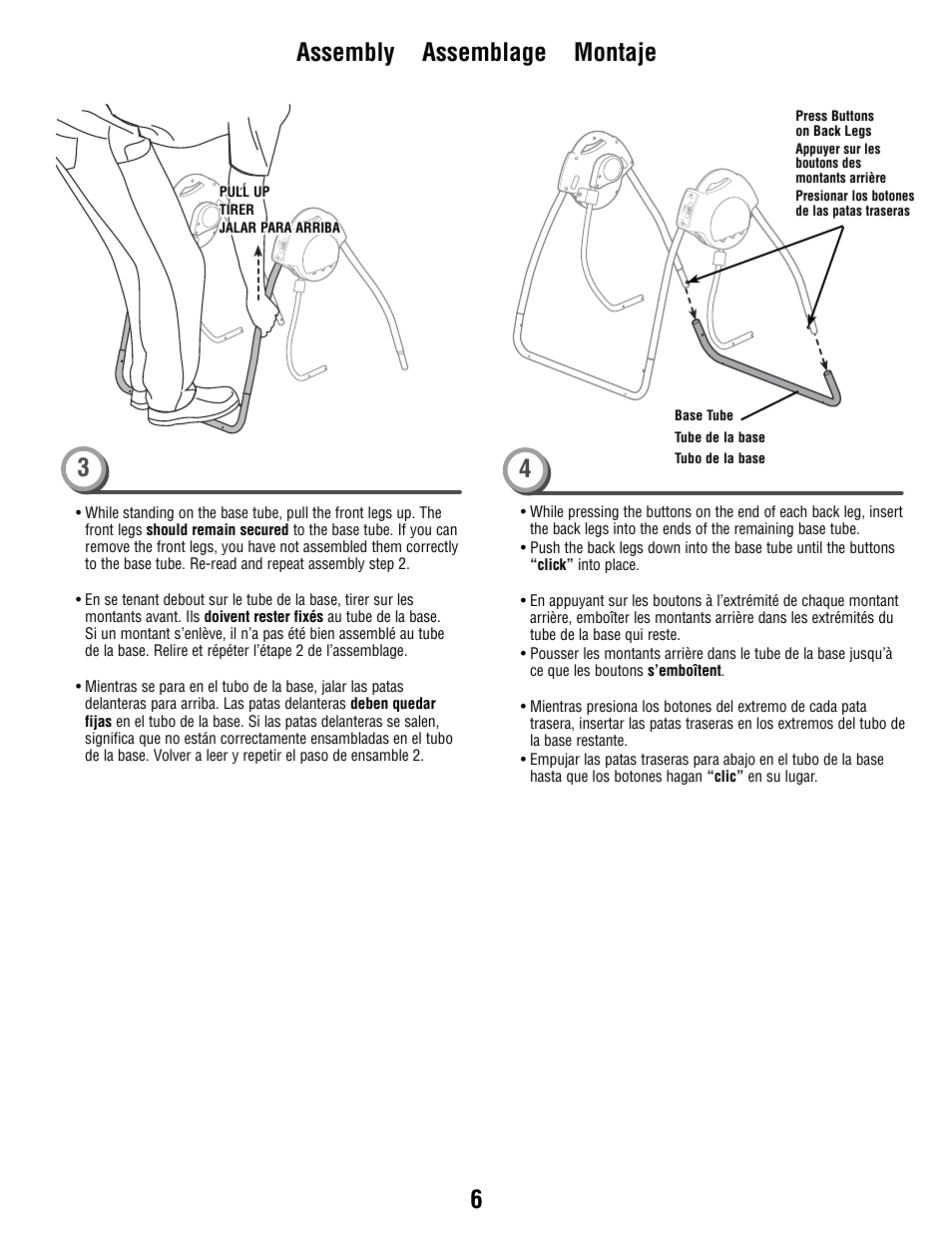 43 assembly assemblage montaje | Fisher-Price N9327 User Manual | Page 6 / 16