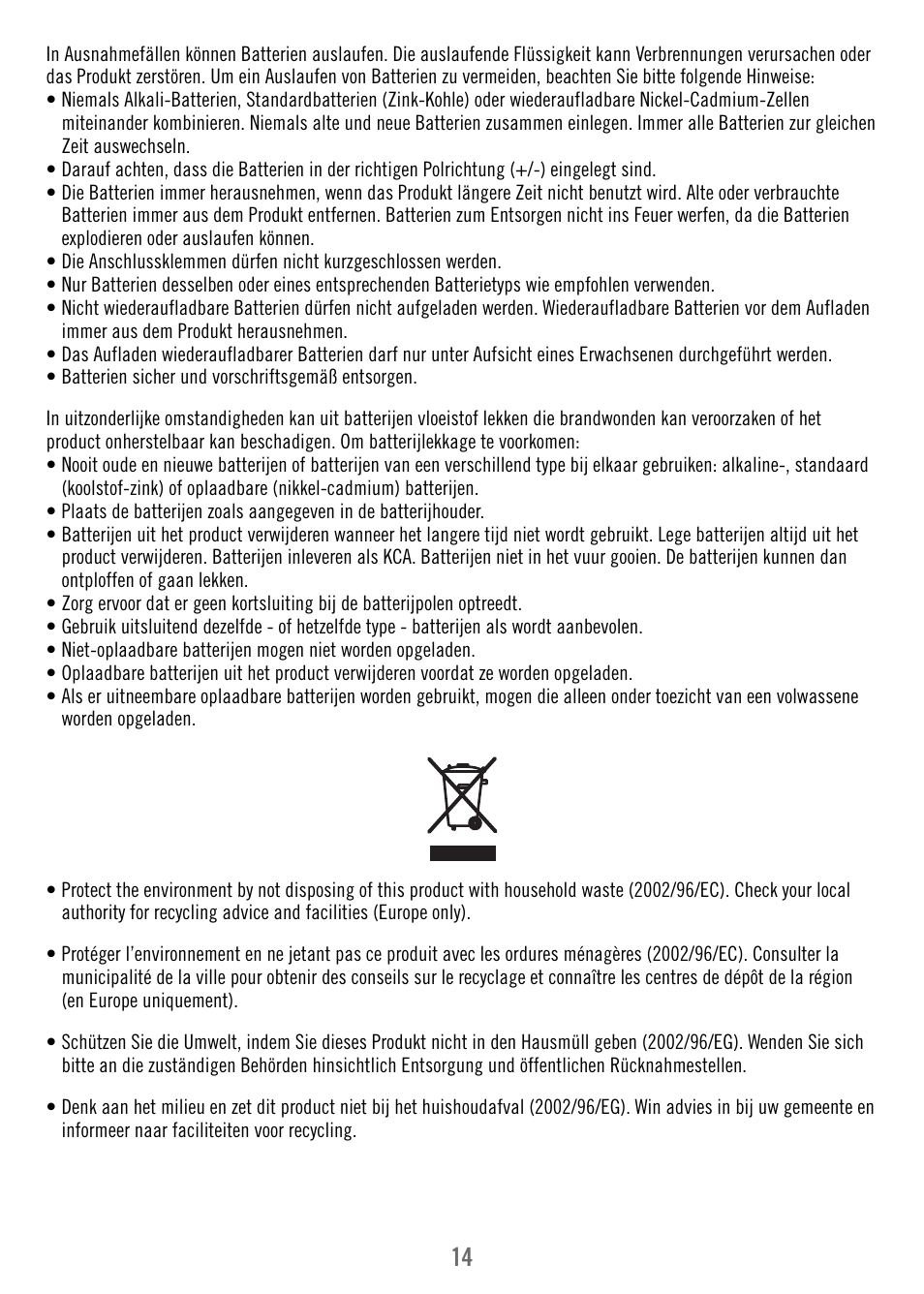 Fisher-Price V4341 User Manual | Page 14 / 96