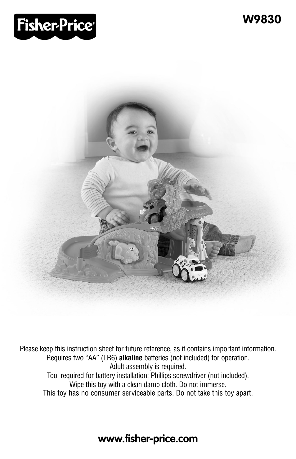 Fisher-Price W9830 User Manual | 4 pages