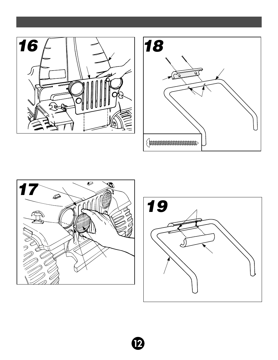 Assembly | Fisher-Price 74598 User Manual | Page 12 / 28