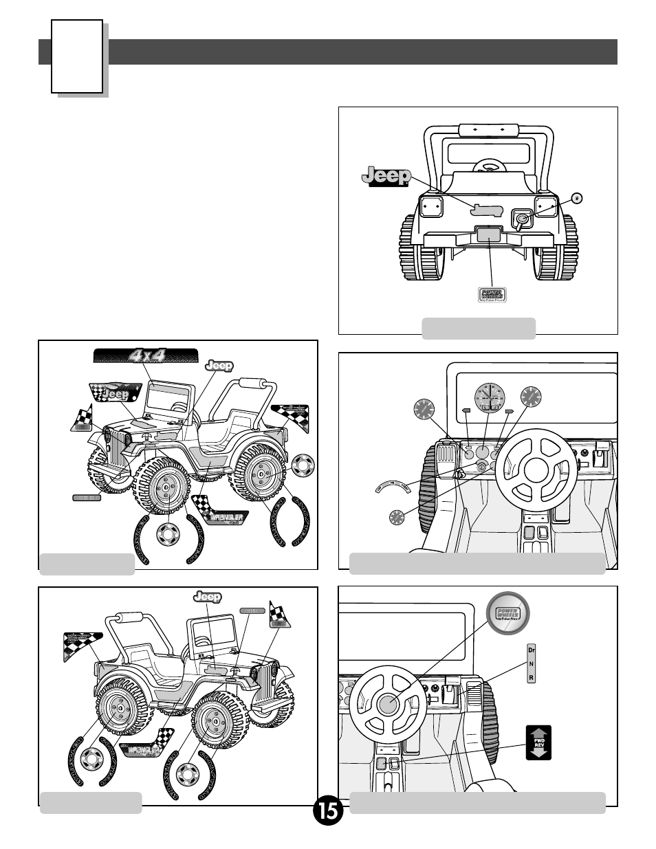 Label decoration | Fisher-Price 74598 User Manual | Page 15 / 28