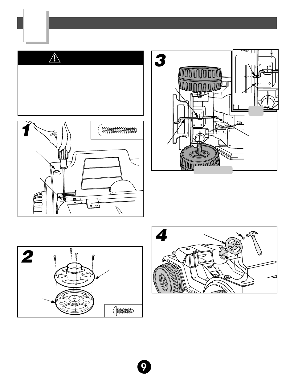 Assembly, Warning | Fisher-Price 74598 User Manual | Page 9 / 28