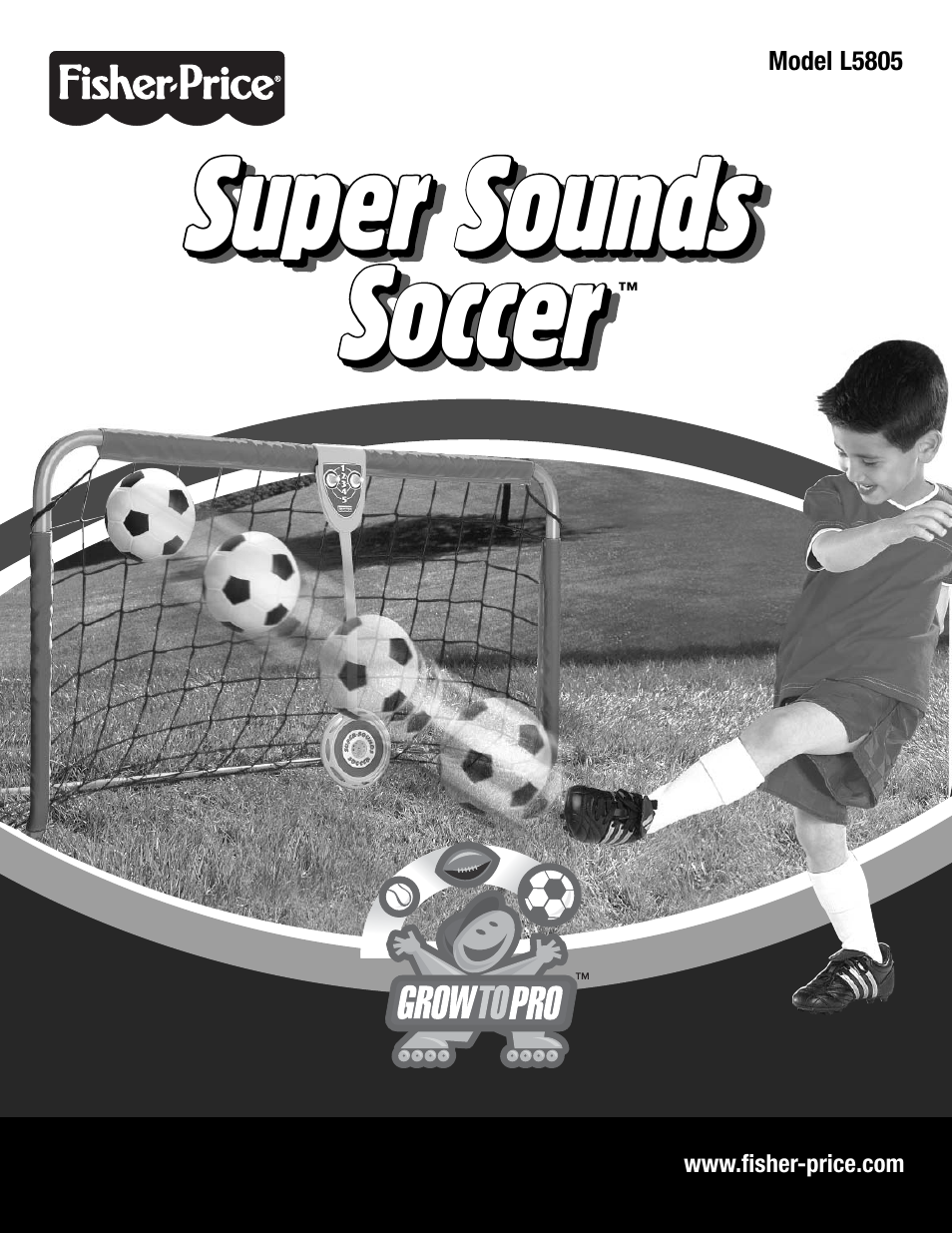 Fisher-Price SUPER SOUNDS SOCCER L5805 User Manual | 8 pages