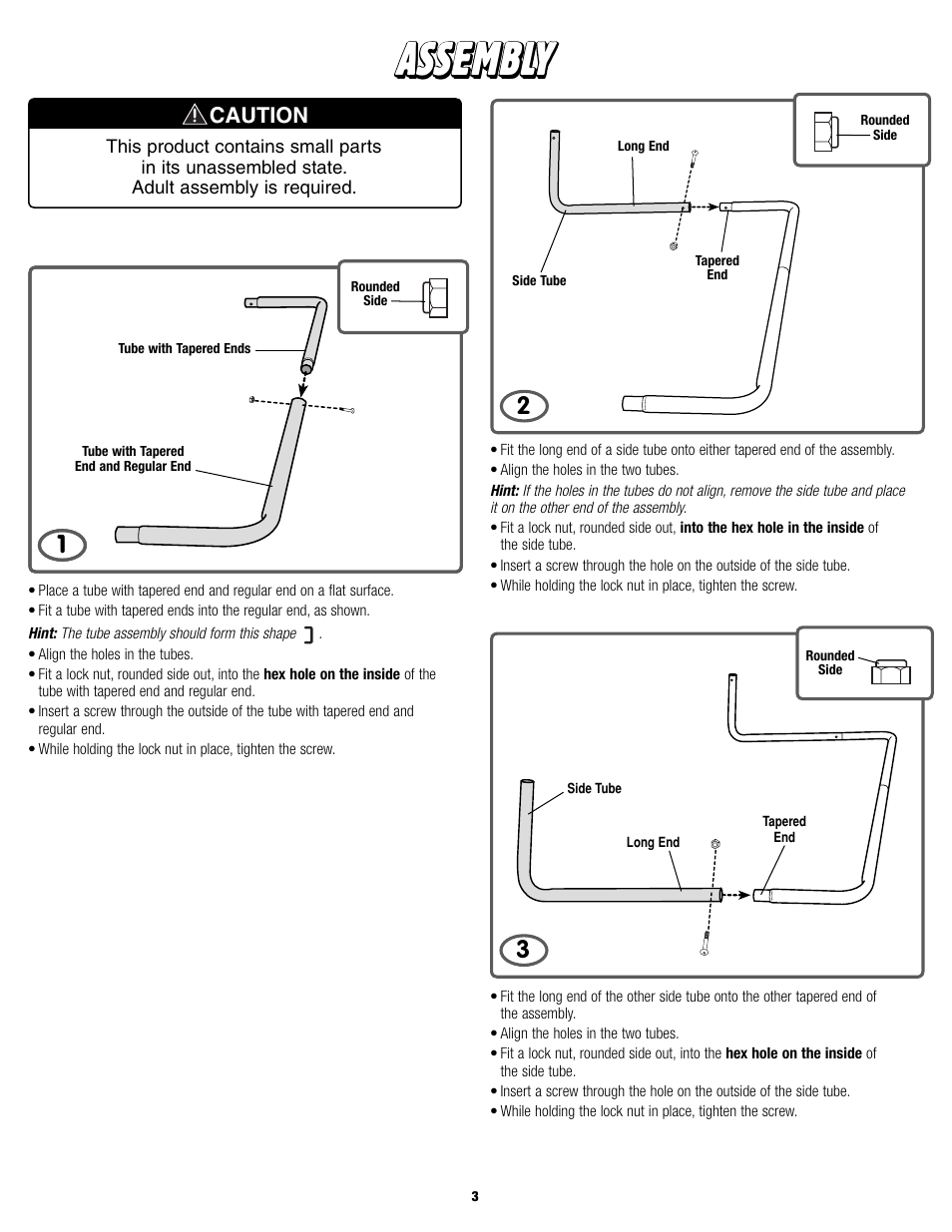 Assembly | Fisher-Price SUPER SOUNDS SOCCER L5805 User Manual | Page 3 / 8