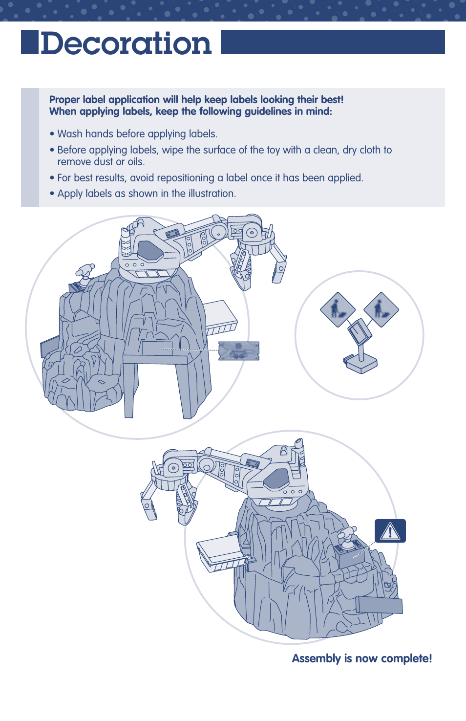 Decoration | Fisher-Price GEOTRAX B3007 User Manual | Page 6 / 8