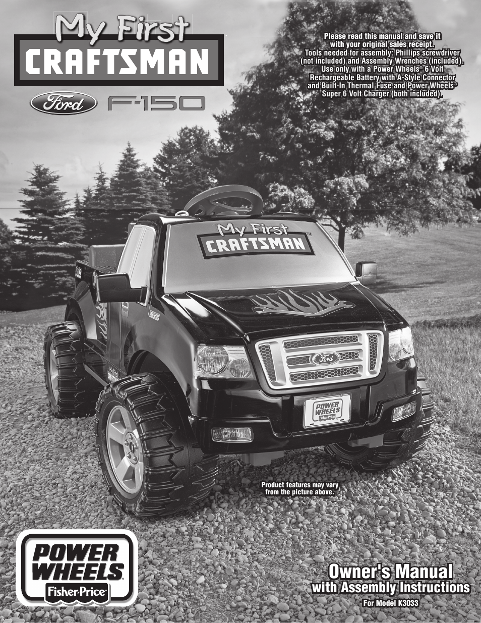 Fisher-Price POWER WHEELS F-150 User Manual | 28 pages