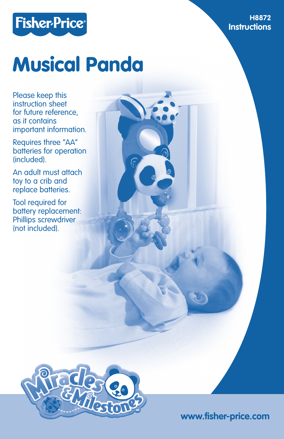 Fisher-Price H8872 User Manual | 6 pages
