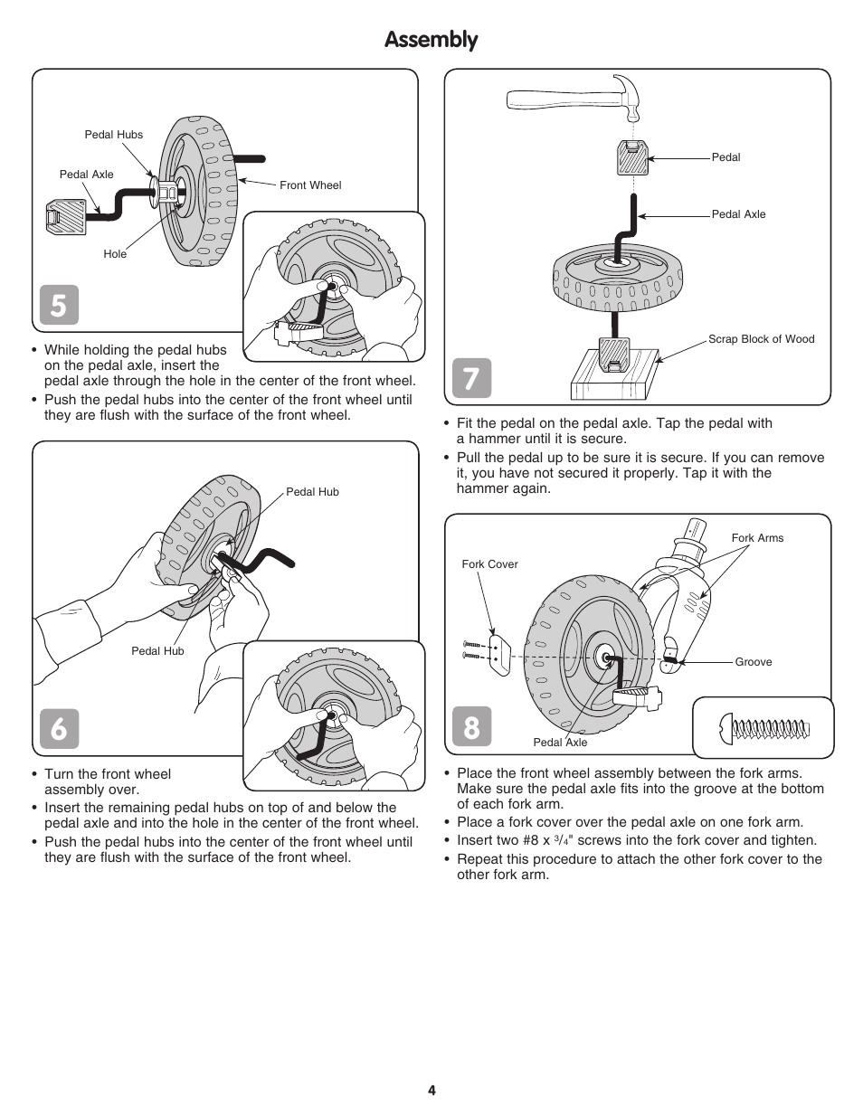 Assembly | Fisher-Price DC*SUPER FRIENDS M6784 User Manual | Page 4 / 8