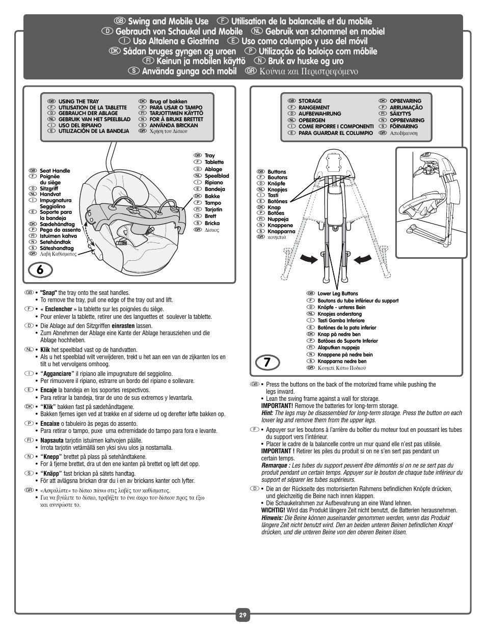 Fisher-Price J6978 User Manual | Page 29 / 40