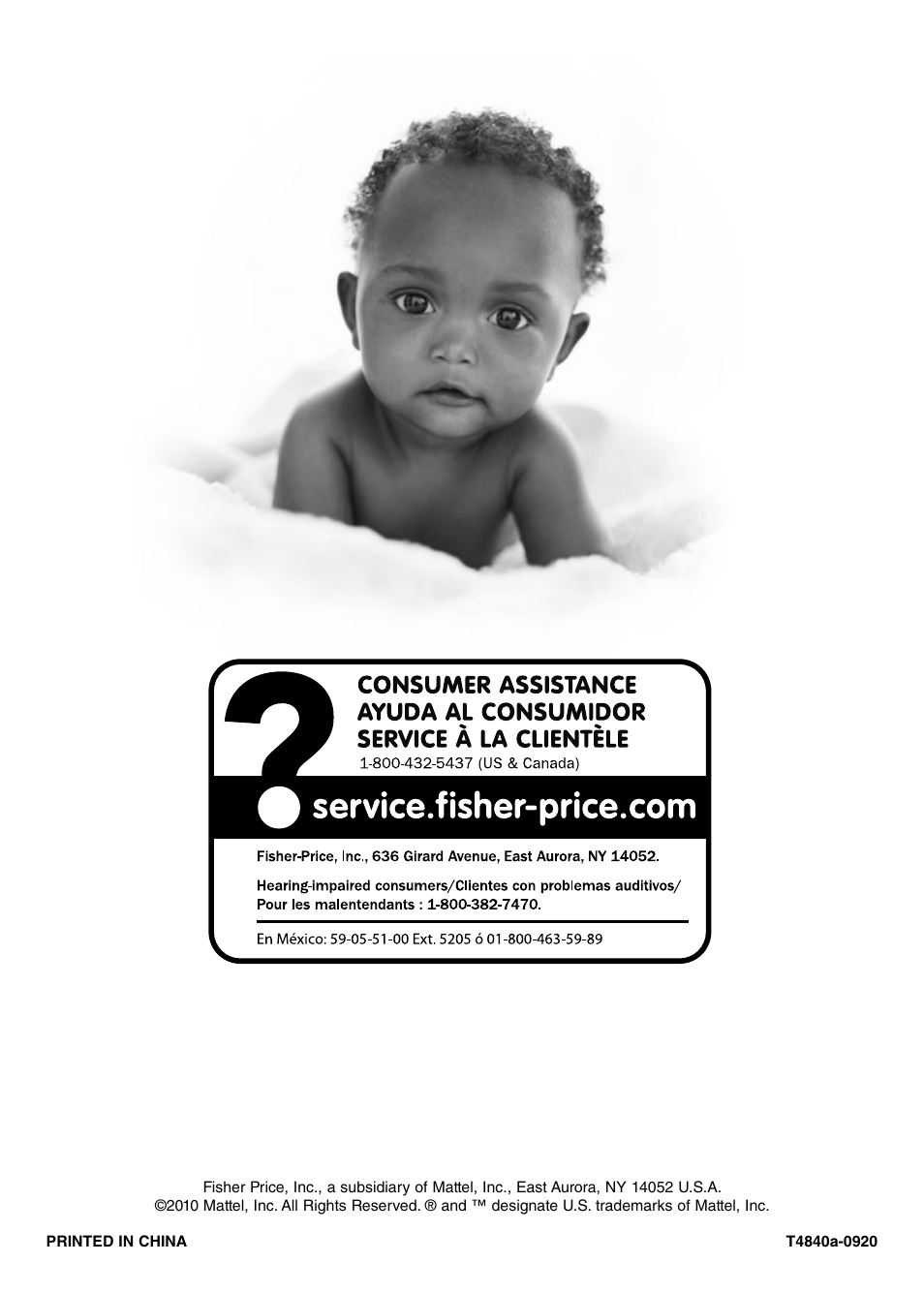 Fisher-Price T4840 User Manual | Page 4 / 16