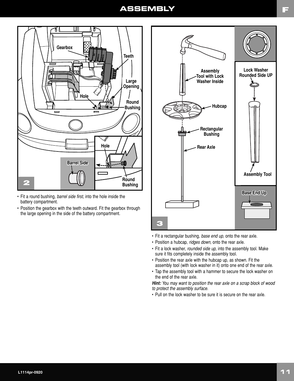 Assembly | Fisher-Price NEW BEETLE L1114 User Manual | Page 11 / 32