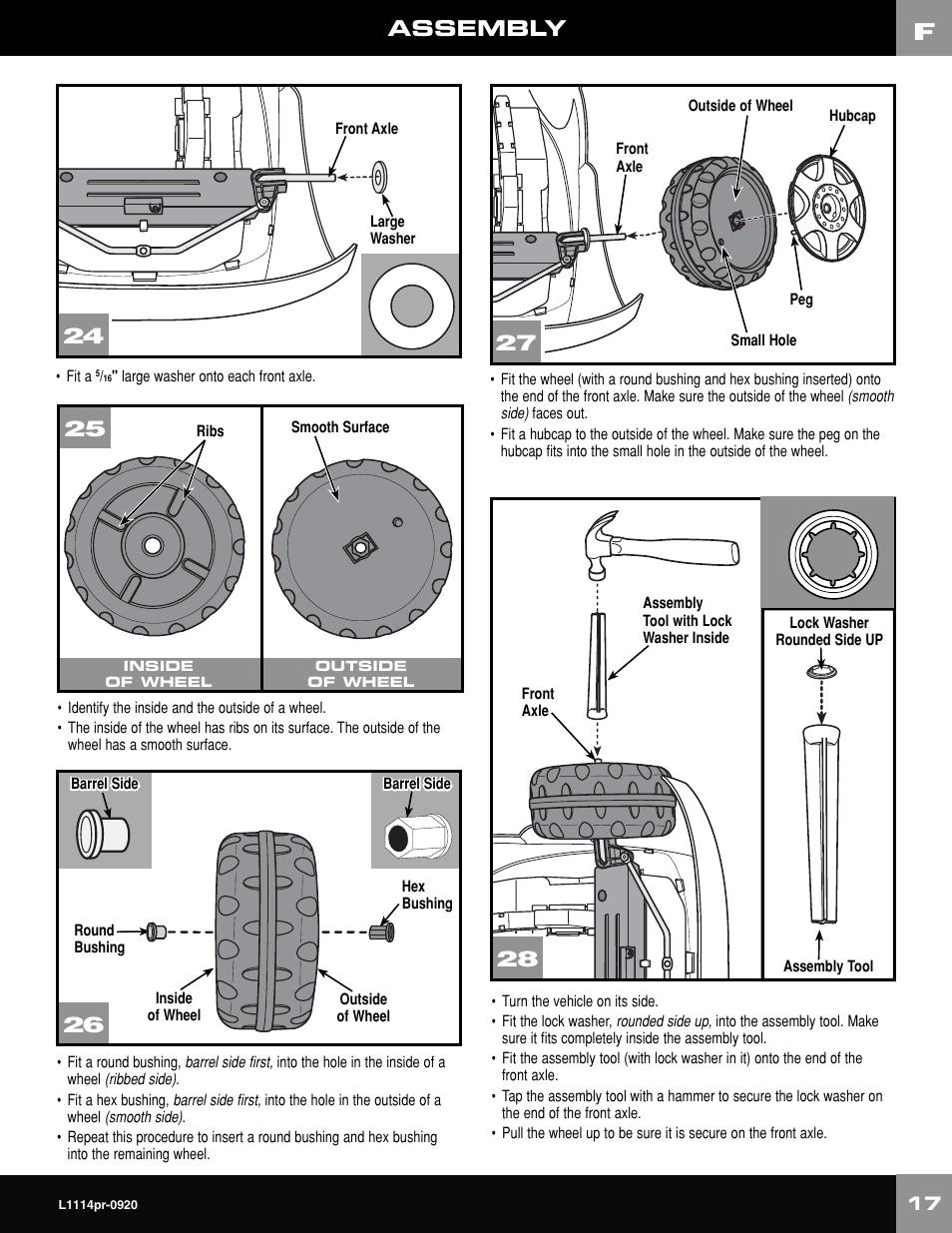 Assembly | Fisher-Price NEW BEETLE L1114 User Manual | Page 17 / 32