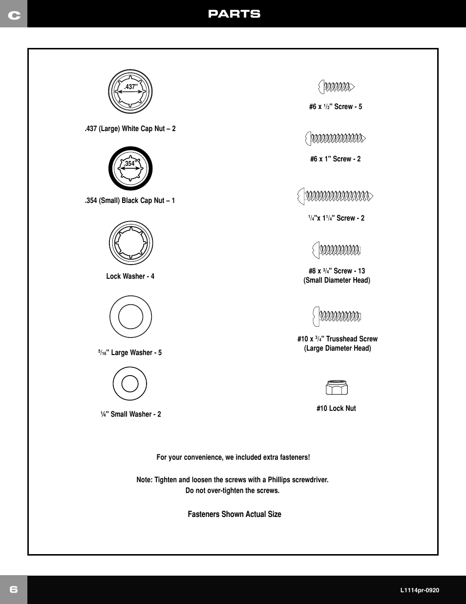 Parts | Fisher-Price NEW BEETLE L1114 User Manual | Page 6 / 32